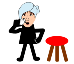 Ms.Mole(Everyday life edition) sticker #978796