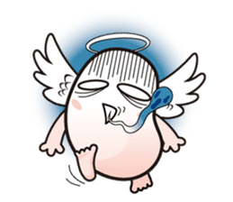 Angel and Devil "bean" with you! sticker #979209