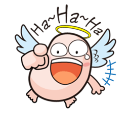 Angel and Devil "bean" with you! sticker #979211