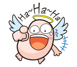 Angel and Devil "bean" with you! sticker #979211