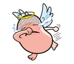 Angel and Devil "bean" with you! sticker #979218