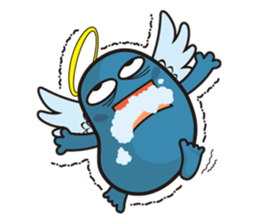 Angel and Devil "bean" with you! sticker #979220