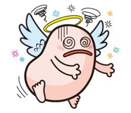 Angel and Devil "bean" with you! sticker #979226