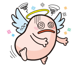 Angel and Devil "bean" with you! sticker #979226