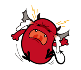 Angel and Devil "bean" with you! sticker #979233