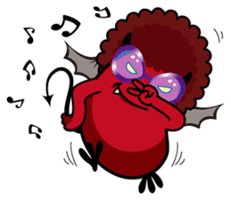 Angel and Devil "bean" with you! sticker #979236