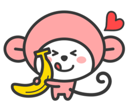 Momo the Monkey sticker #979617