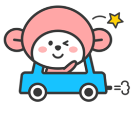 Momo the Monkey sticker #979636