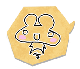 Bear paper sticker #979767