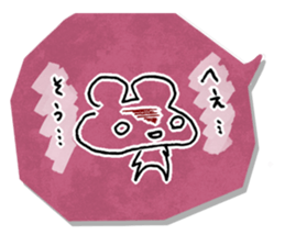 Bear paper sticker #979768