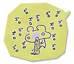 Bear paper sticker #979769