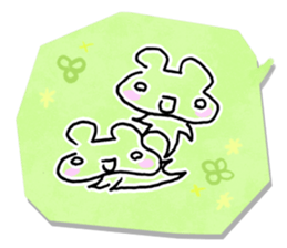 Bear paper sticker #979772