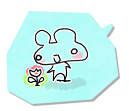 Bear paper sticker #979773