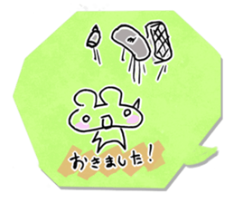 Bear paper sticker #979787