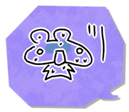 Bear paper sticker #979792