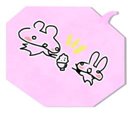 Bear paper sticker #979797