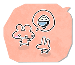 Bear paper sticker #979800