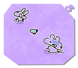 Bear paper sticker #979801