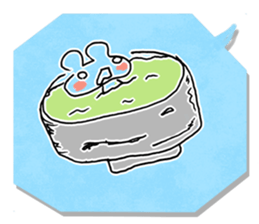 Bear paper sticker #979804