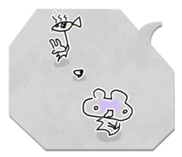 Bear paper sticker #979805