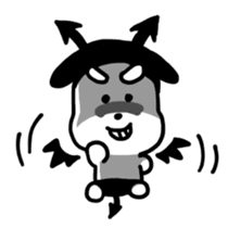 Cuddly mascot "Momo" sticker #979998