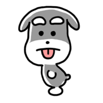 Cuddly mascot "Momo" sticker #980005