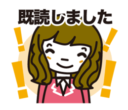 Business method. woman sticker #980156