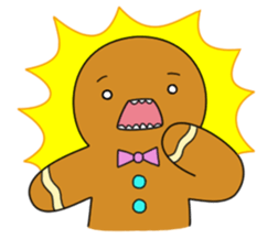 My Date With a gingerbread sticker #981054