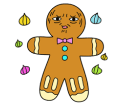 My Date With a gingerbread sticker #981063