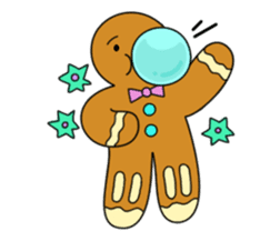 My Date With a gingerbread sticker #981066