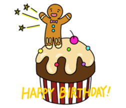 My Date With a gingerbread sticker #981083