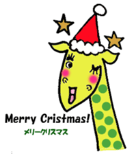 Rainbow giraffe Nijiko sticker #981285