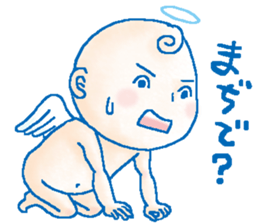 Mischievous angel sticker #981611