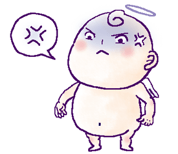 Mischievous angel sticker #981626