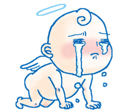 Mischievous angel sticker #981627