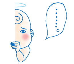 Mischievous angel sticker #981633