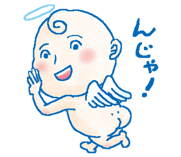 Mischievous angel sticker #981639