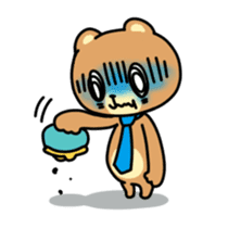 Shachikuma ~Bear company slave~ sticker #982188