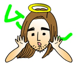 happy-go-lucky GOD sticker #982740