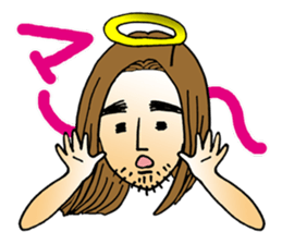happy-go-lucky GOD sticker #982745