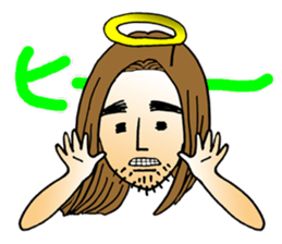 happy-go-lucky GOD sticker #982746