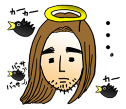 happy-go-lucky GOD sticker #982748