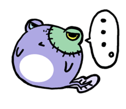Tadpole*Zombie(transparent type) sticker #983450