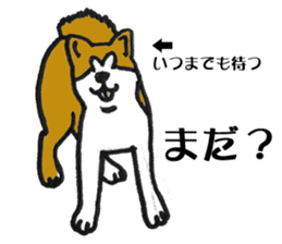 Japanese Akita sticker #983588