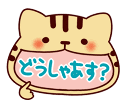 Cat character sticker #983974