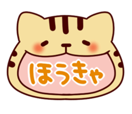 Cat character sticker #983975