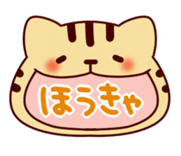Cat character sticker #983975
