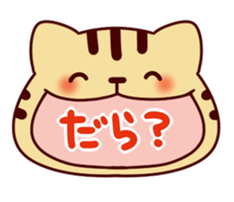 Cat character sticker #983987