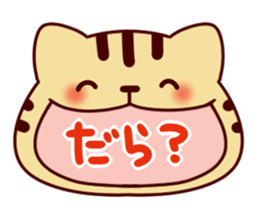Cat character sticker #983987