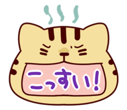 Cat character sticker #983998